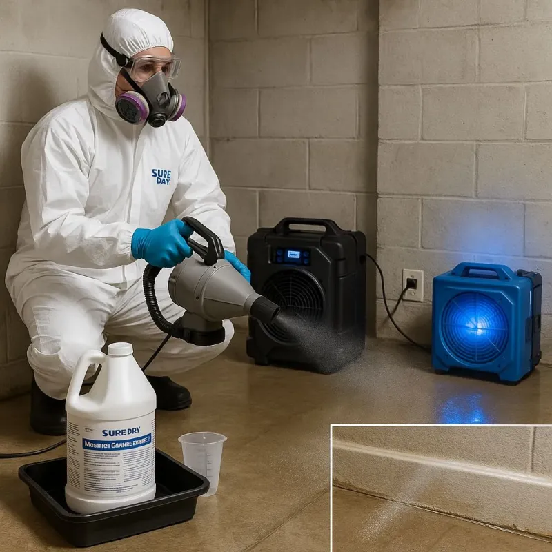 Sanitization and Odor Removal process in Angola on the Lake, NY
